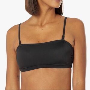 NWT Amazon essentials medium black bikini top only 838